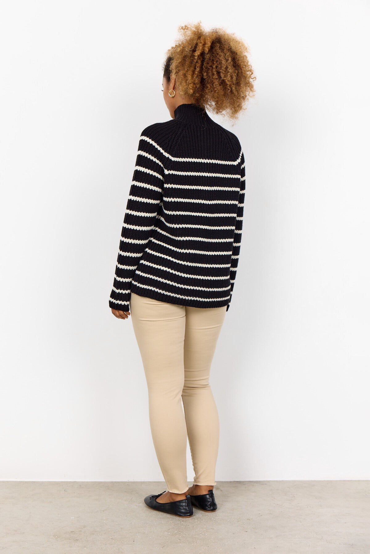 SC-REMONE STRIPE 33 Pullover Black