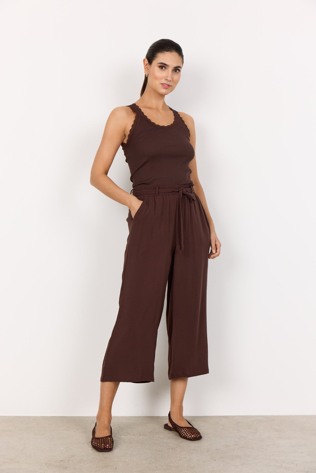 SC-RADIA 52-B Pants Dark brown