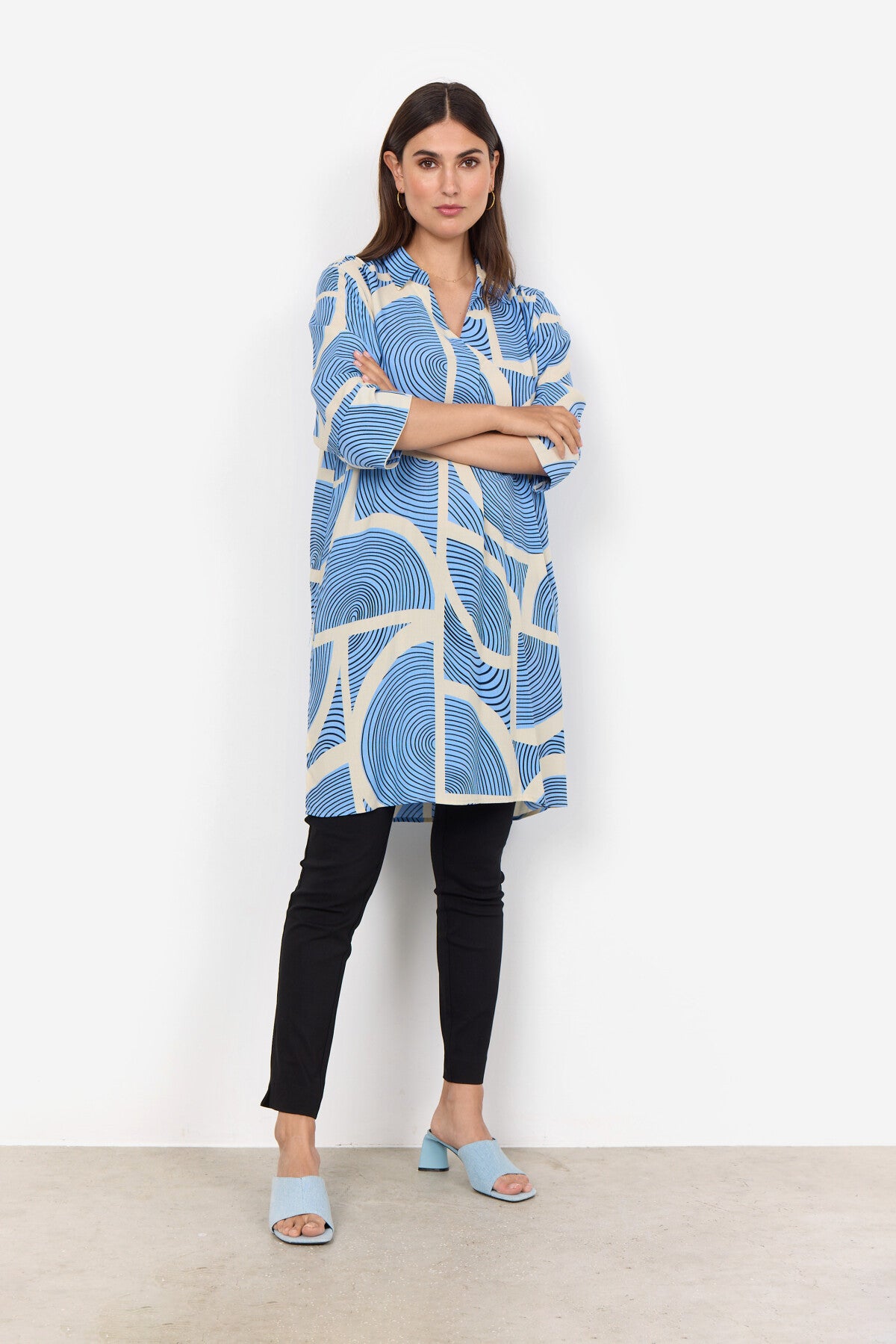 SC-OLIVERA 2 Tunic Light blue