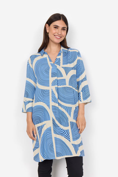 SC-OLIVERA 2 Tunic Light blue