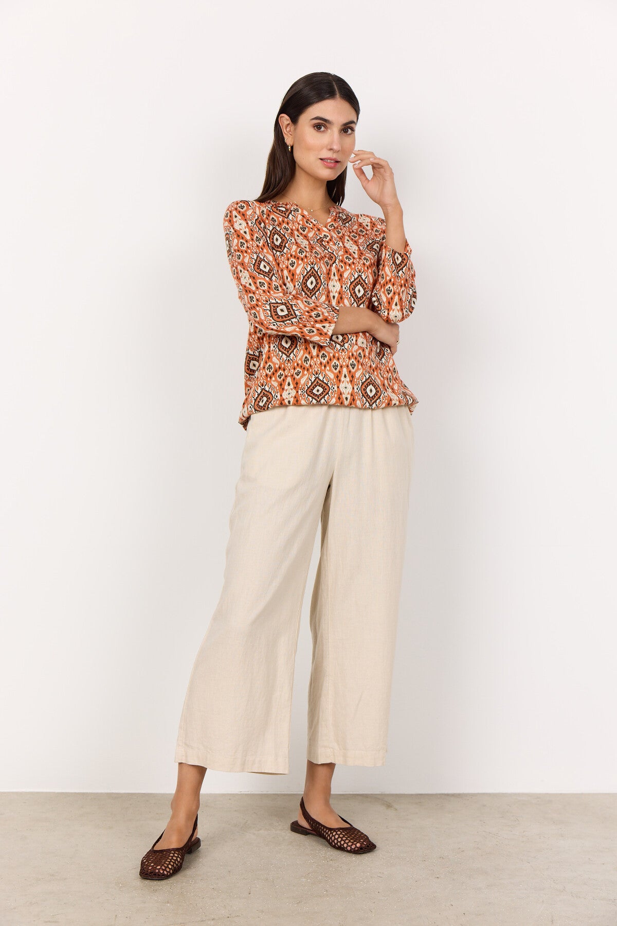 SC-FELICITY AOP 504 T-shirt Orange