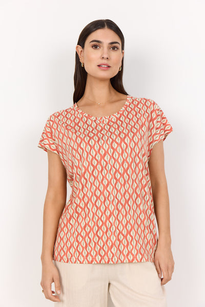 SC-FELICITY AOP 506 T-shirt Orange
