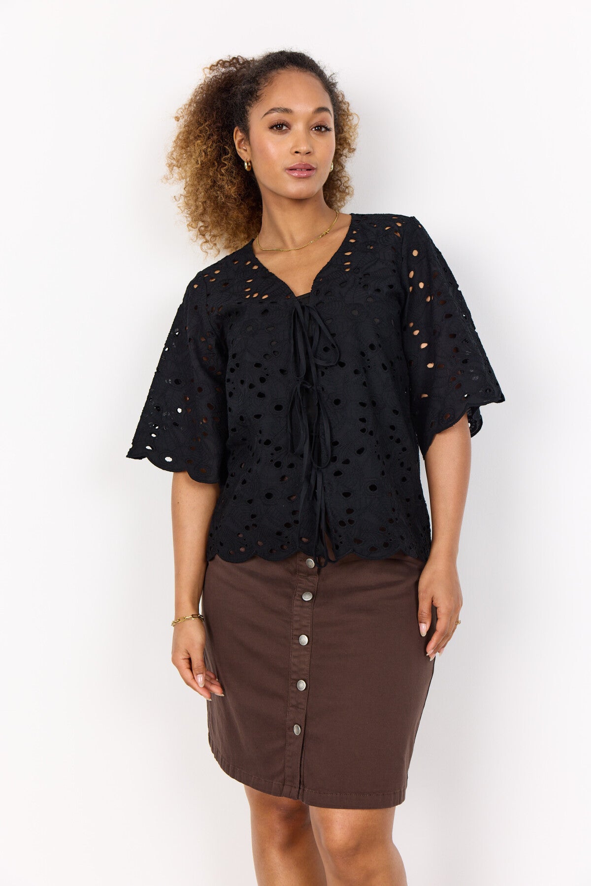 SC-RENNETTE 2 Blouse Black