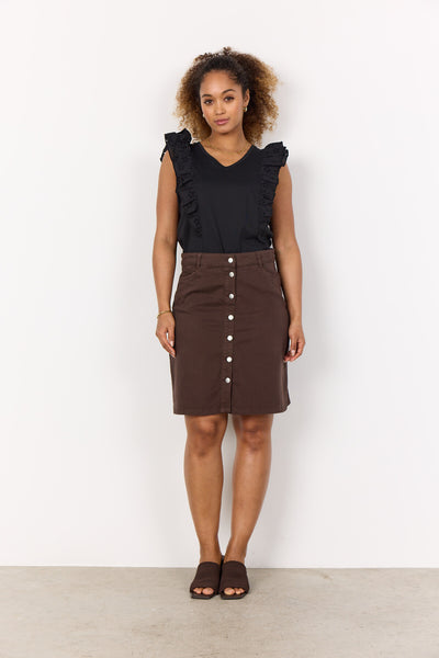 SC-ERNA 10 Skirt Dark brown