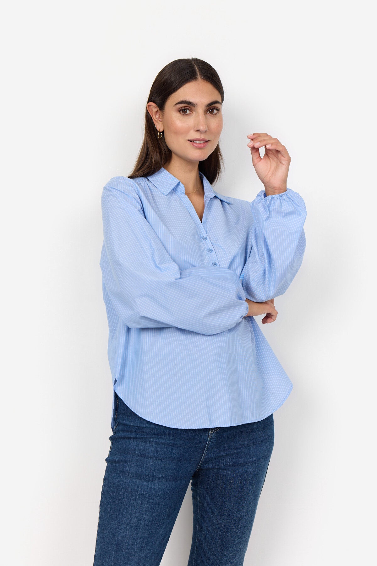 SC-ONARI 1 Blouse Light blue