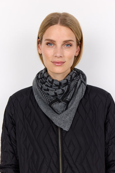 SC-KIRSA 9 Scarf Dark grey