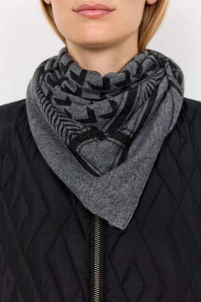 SC-KIRSA 9 Scarf Dark grey