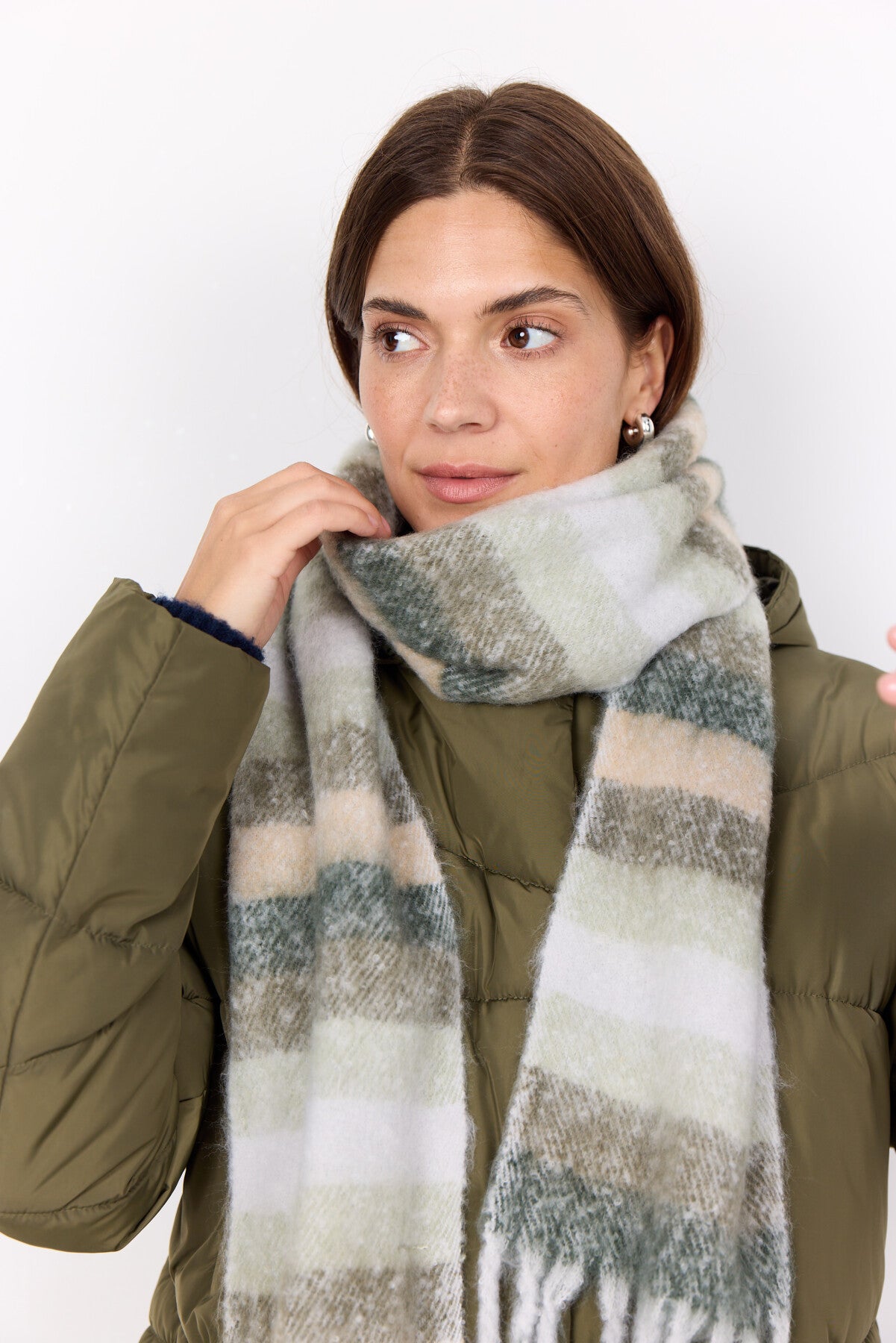 SC-FRIA 1 Scarf Olive