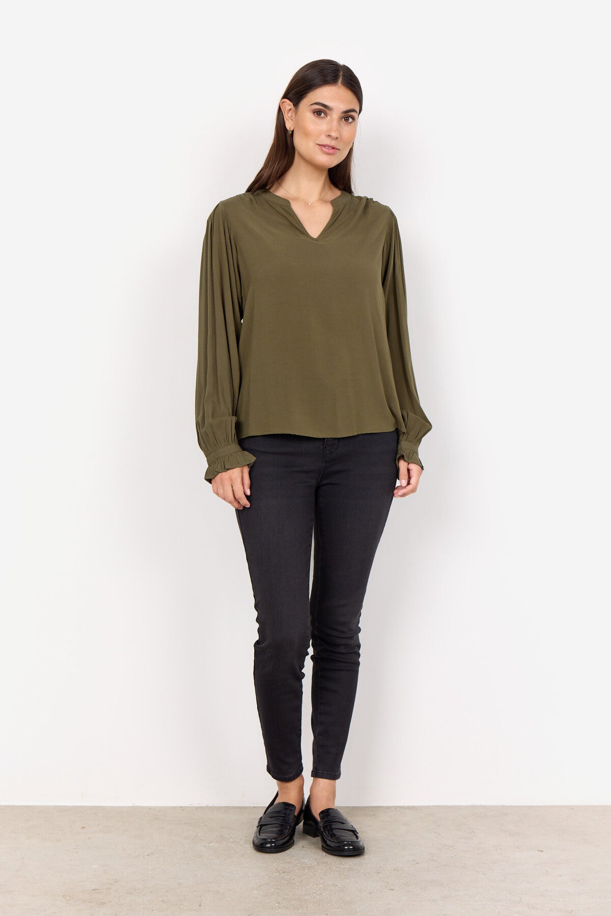 SC-RADIA 199 Blouse Olive