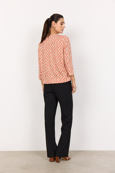 SC-FELICITY AOP 507 Blouse Orange