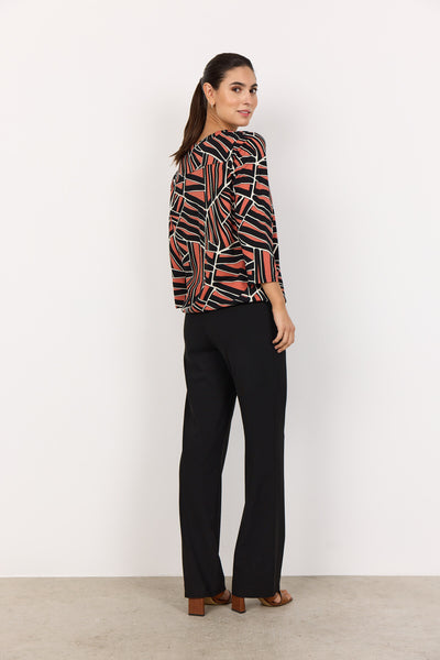 SC-FELICITY AOP 510 Blouse Orange