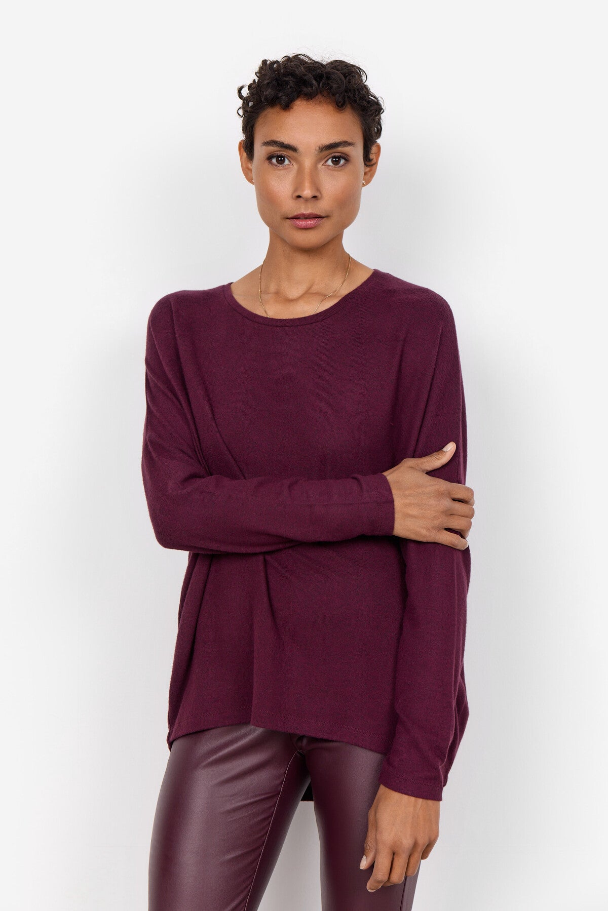 SC-BIARA 1 Blouse Bordeaux