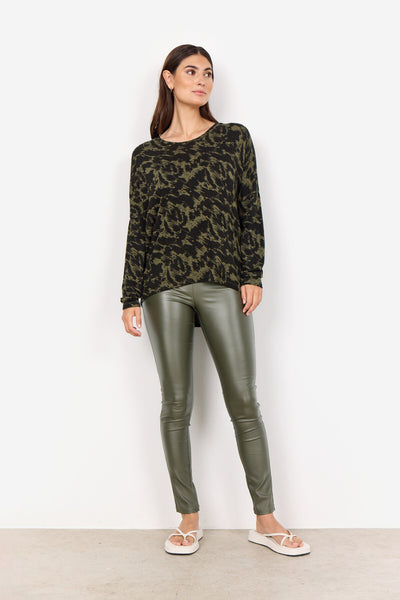 SC-BIARA AOP 121 Blouse Olive