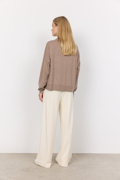 SC-NICOLINE 2 Cardigan Dark sand