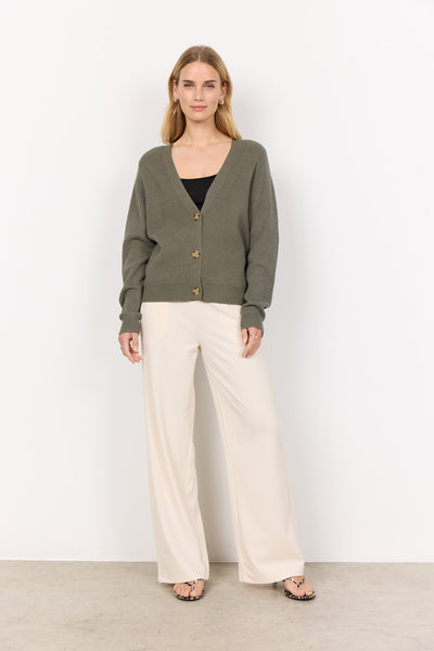 SC-KANITA 12 Cardigan Dusty Green