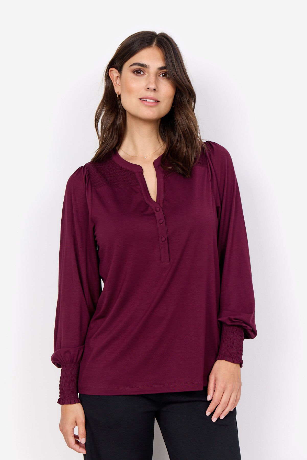 SC-MARICA 303 Blouse Bordeaux