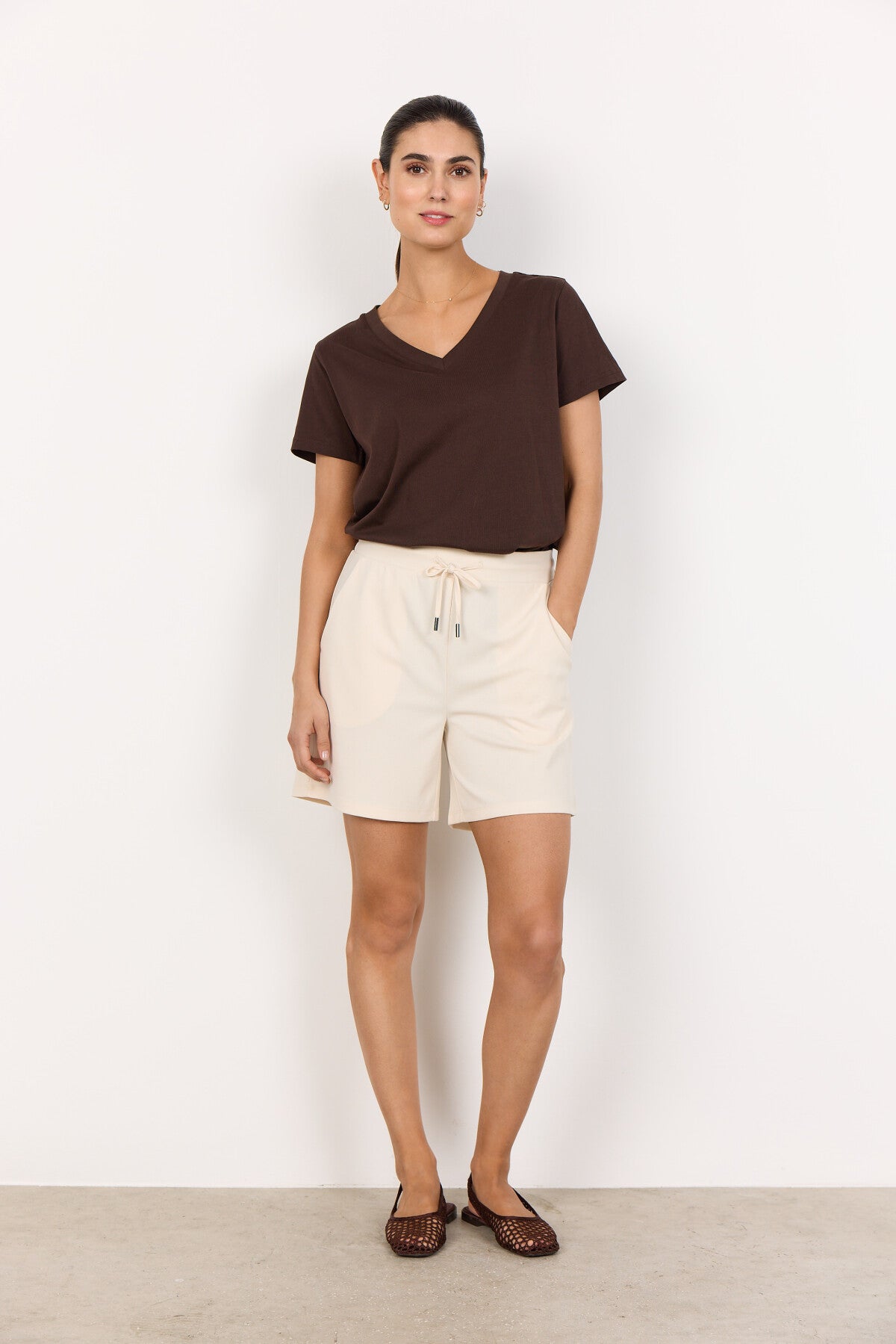 SC-DERBY 2 T-shirt Dark brown