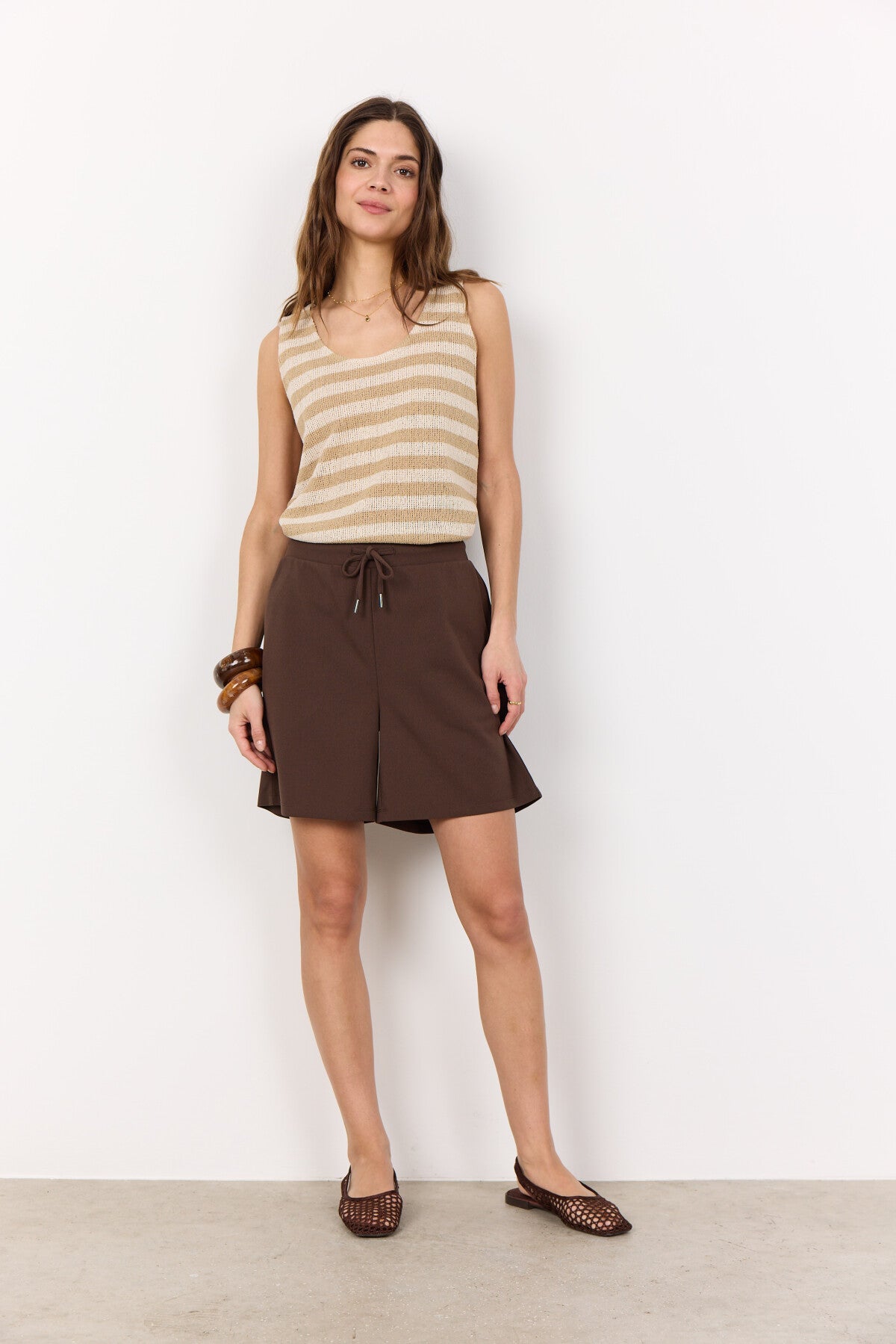 SC-SIHAM 54 Shorts Dark brown