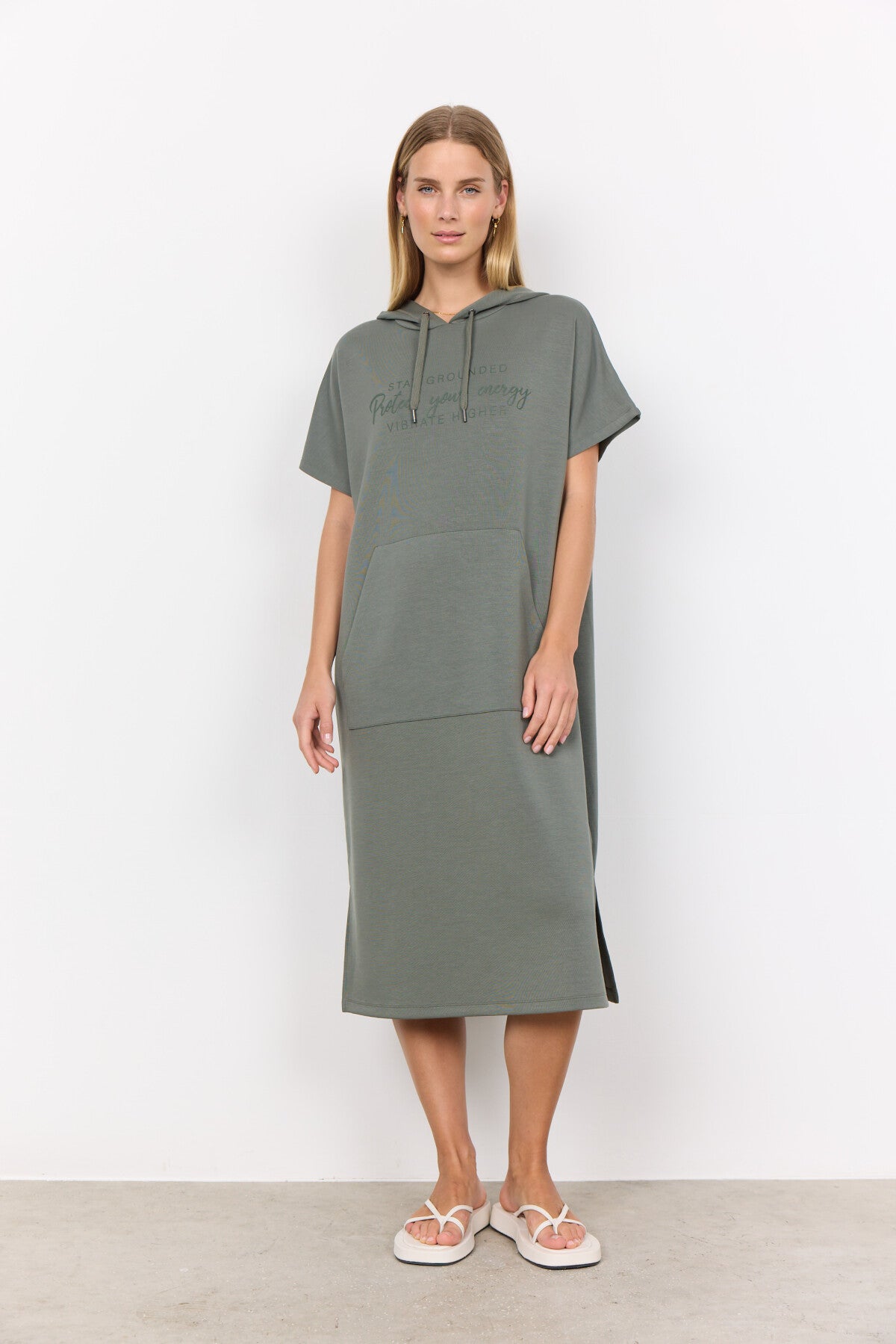 SC-BANU 178 Dress Dusty Green