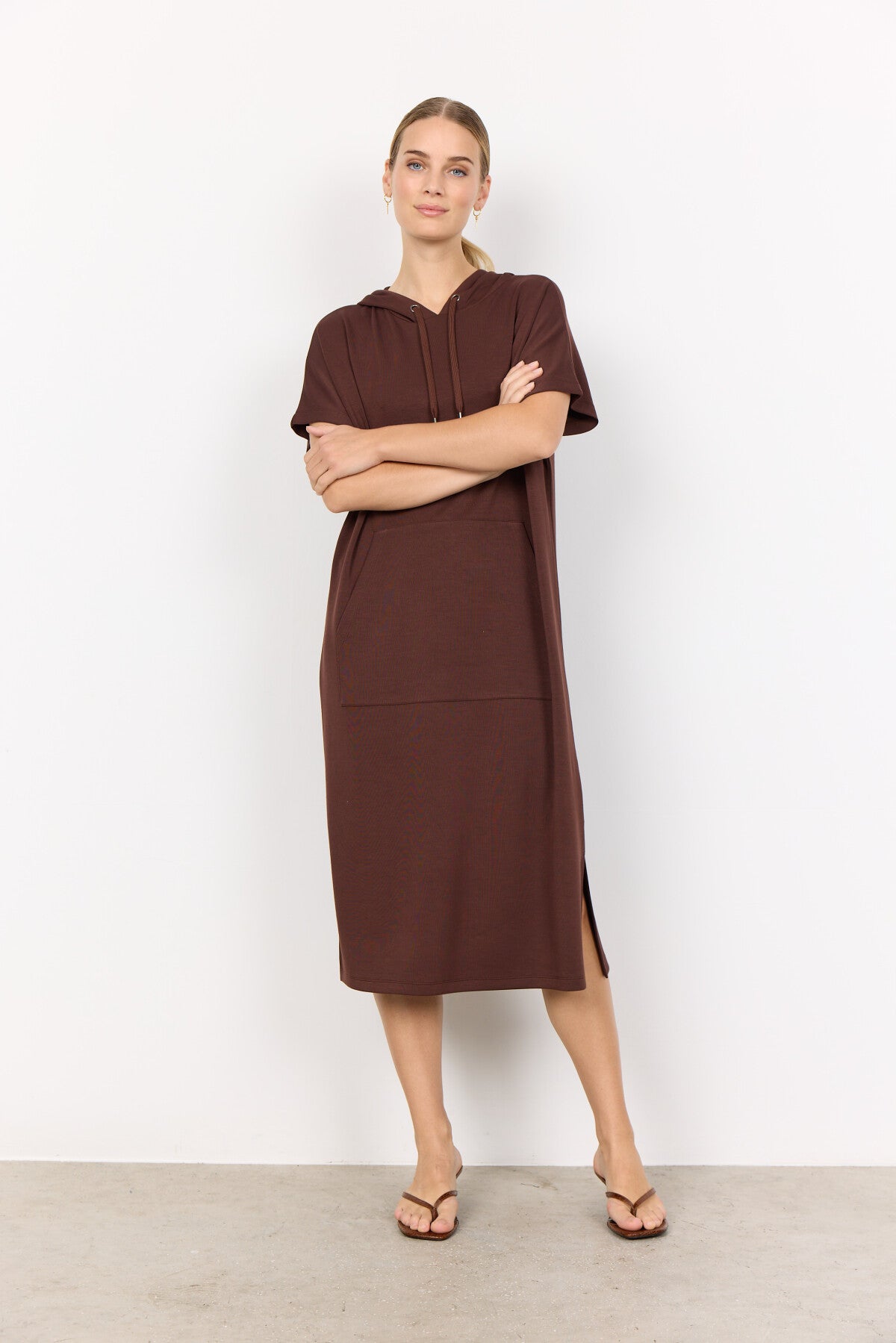 SC-BANU 178 Dress Dark brown