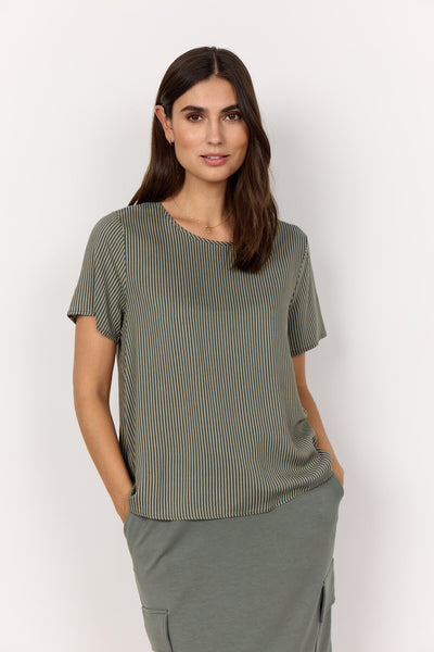 SC-PALERMO 1 Blouse Dusty Green