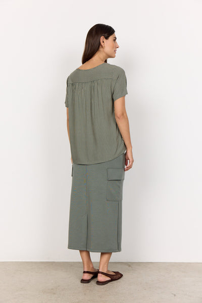 SC-PALERMO 1 Blouse Dusty Green