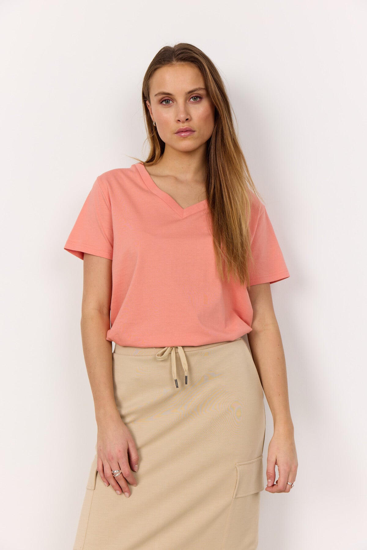 SC-DERBY 2 T-shirt Coral