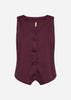 SC-DANIELA 10 Waistcoat Bordeaux