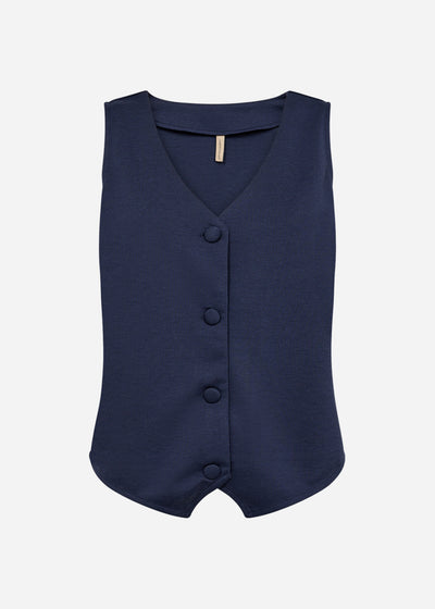 SC-DANIELA 10 Waistcoat Dark blue