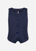 SC-DANIELA 10 Waistcoat Dark blue