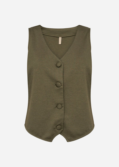 SC-DANIELA 10 Waistcoat Olive