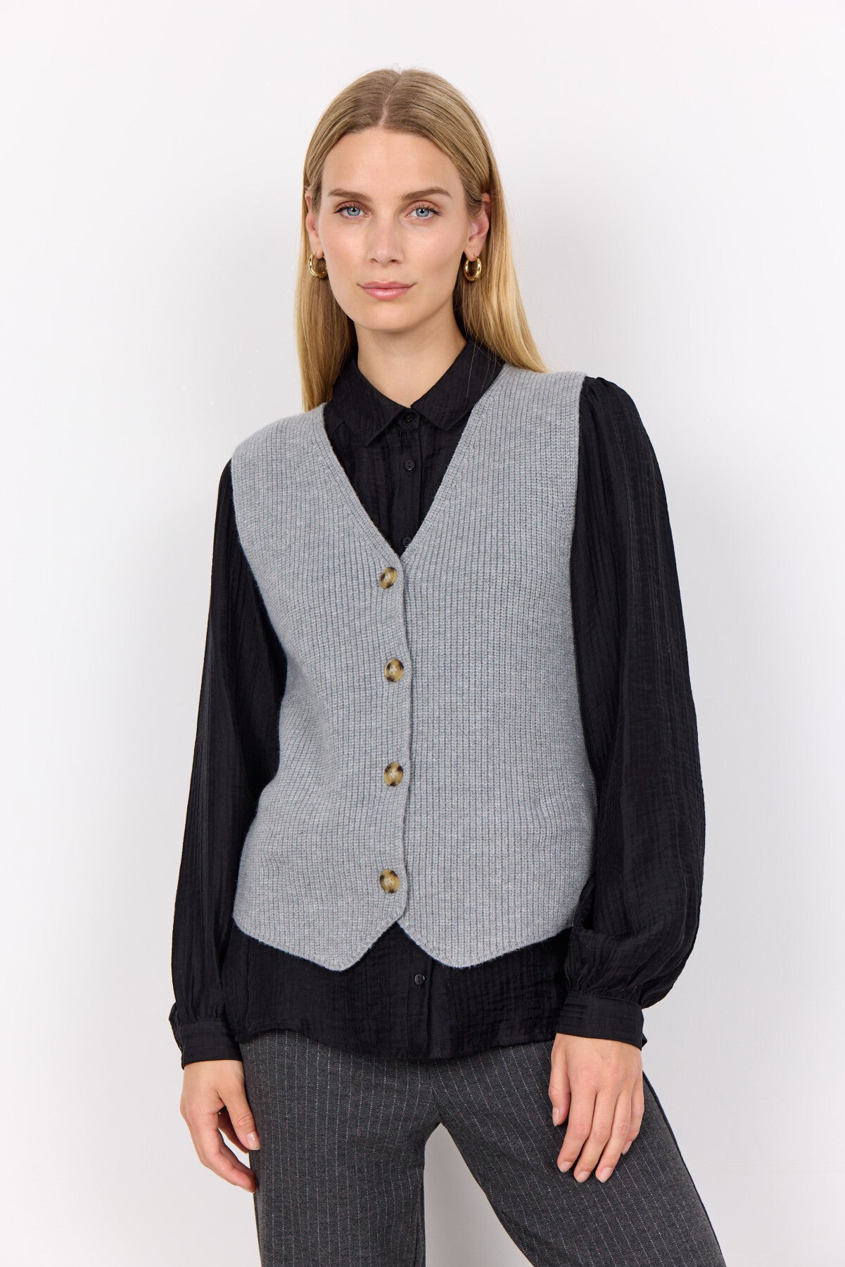 SC-ILIA 1 Waistcoat Grey