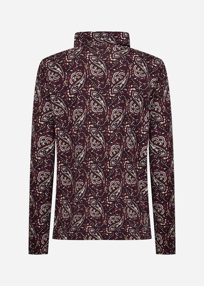 SC-FELICITY AOP 478 Blouse Bordeaux