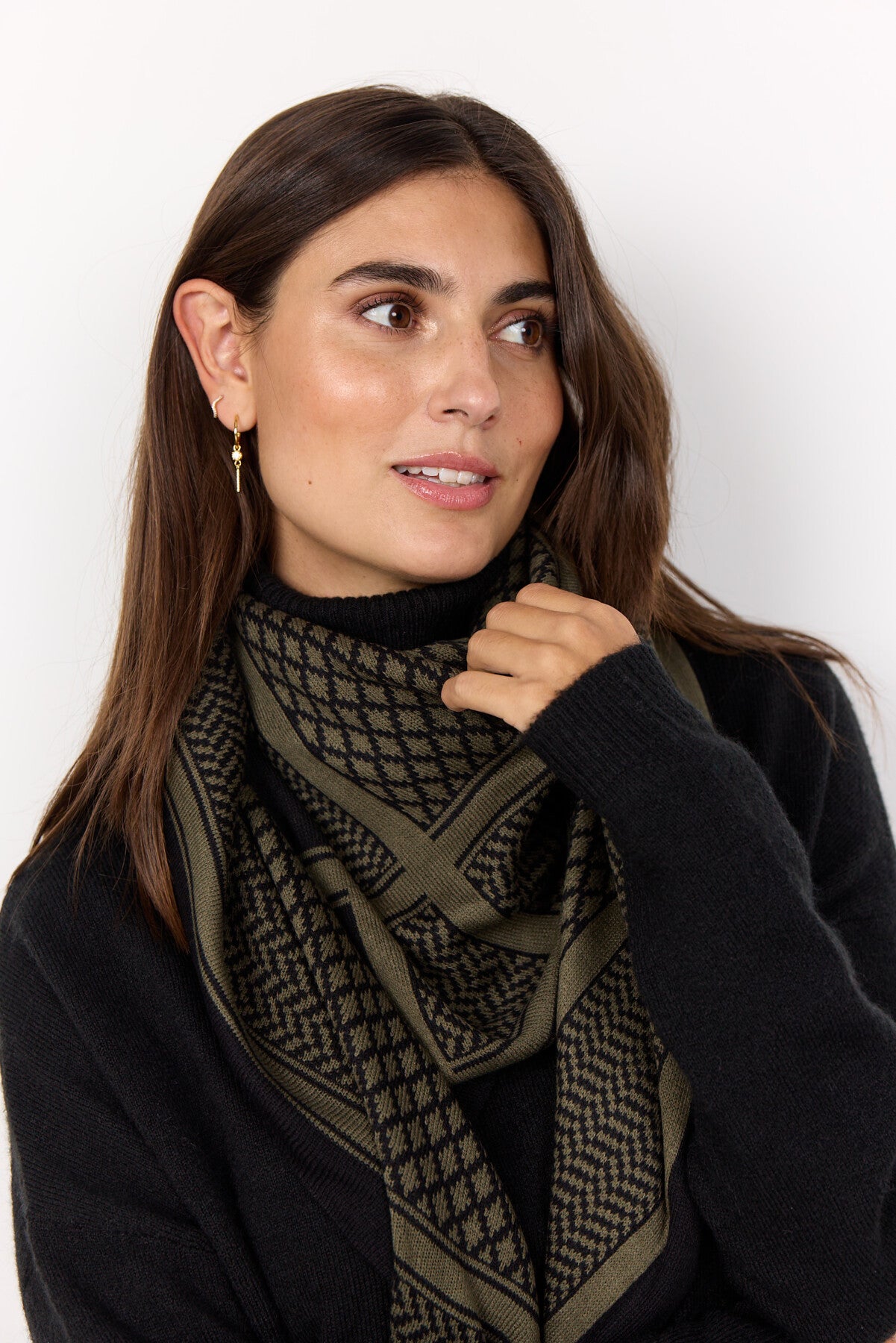 SC-BUKET 3 Scarf Dark green