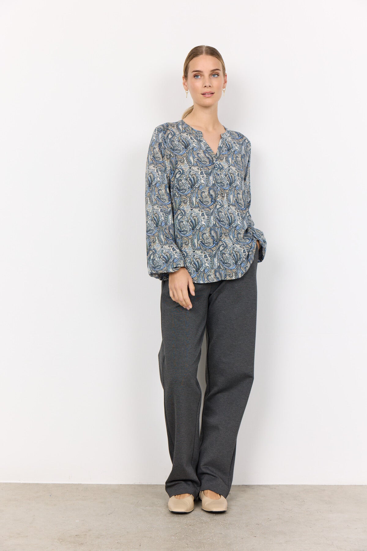 SC-ODILE 1 Blouse Light blue