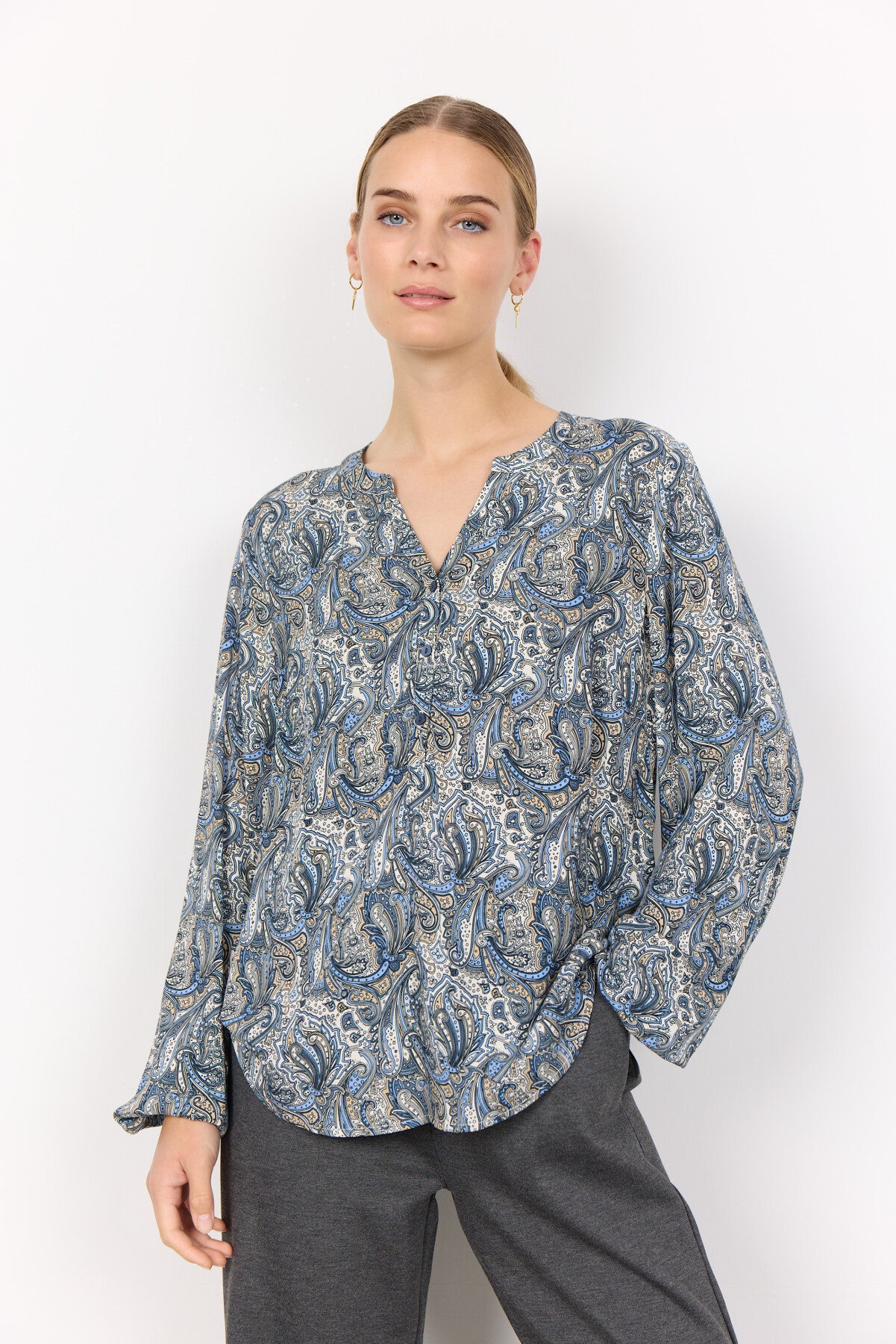 SC-ODILE 1 Blouse Light blue