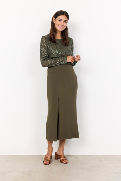 SC-BANU 204 Skirt Dark green