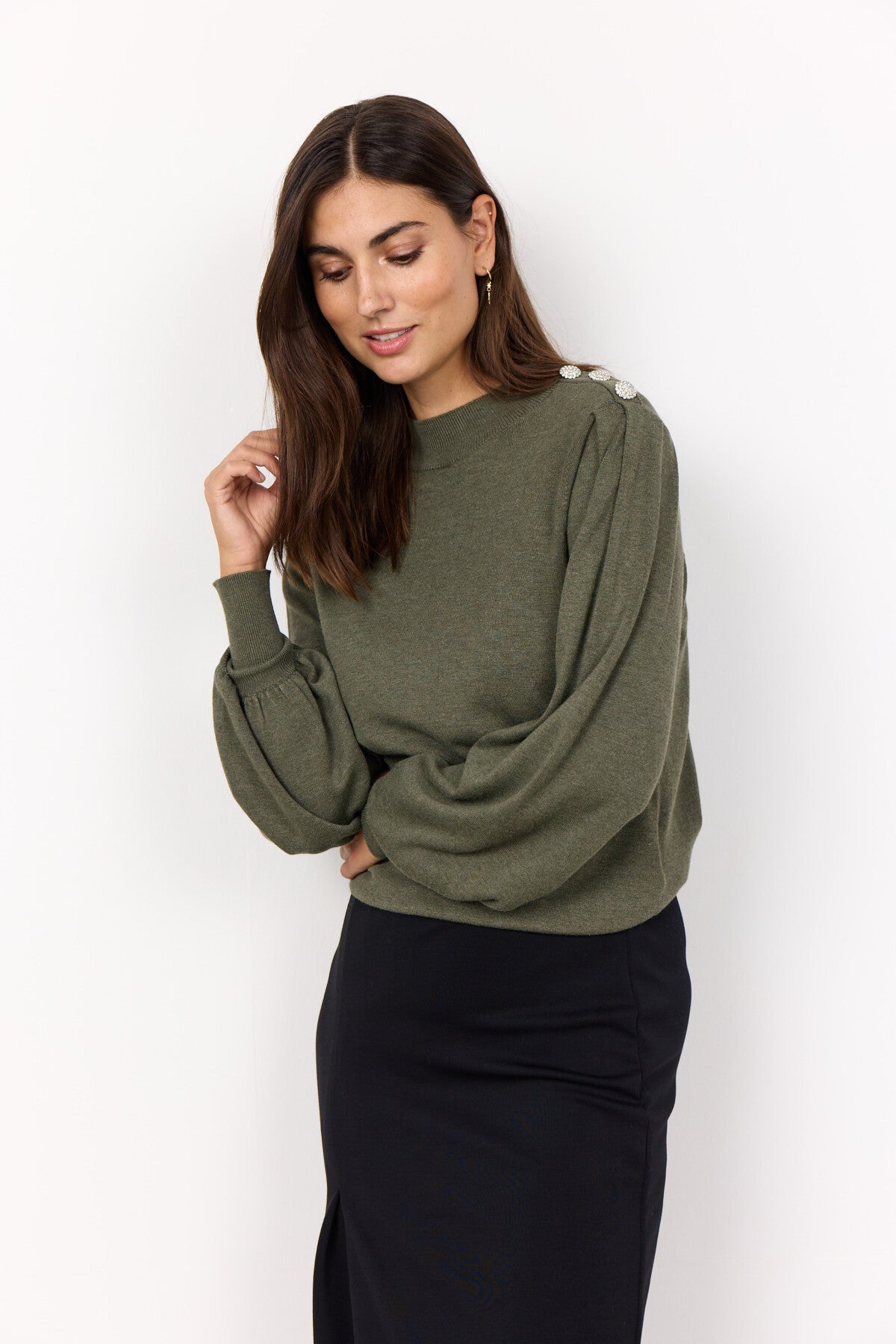 SC-DOLLIE 745 Pullover Dark green