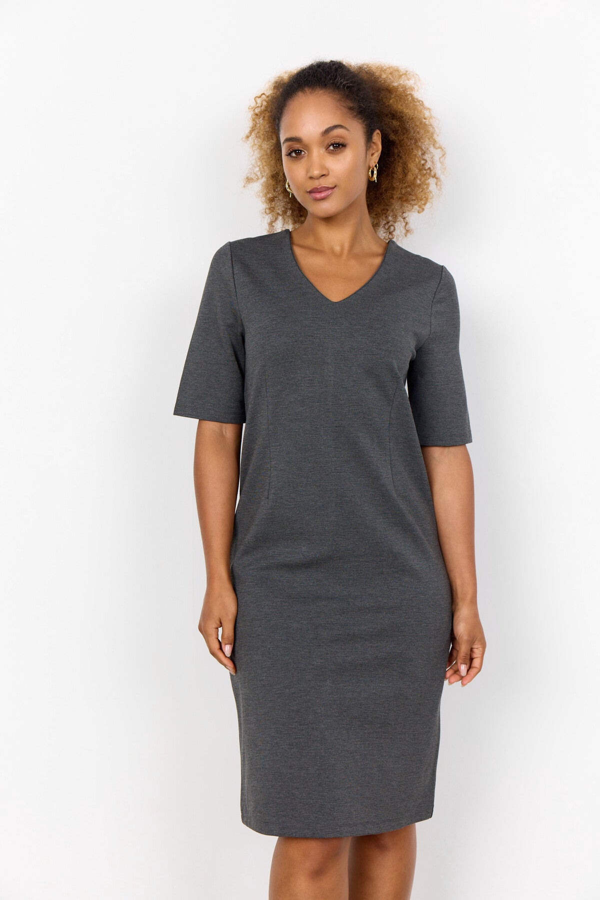 SC-NANNI 6 Dress Dark grey