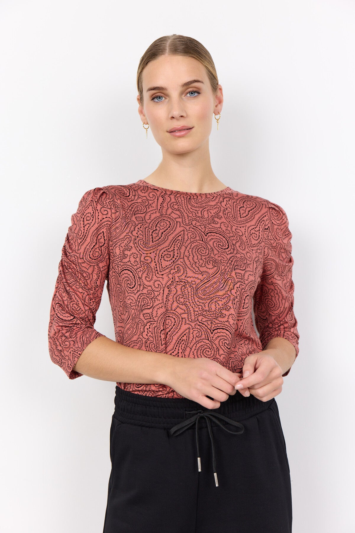 SC-MARICA AOP 311 T-shirt Rose