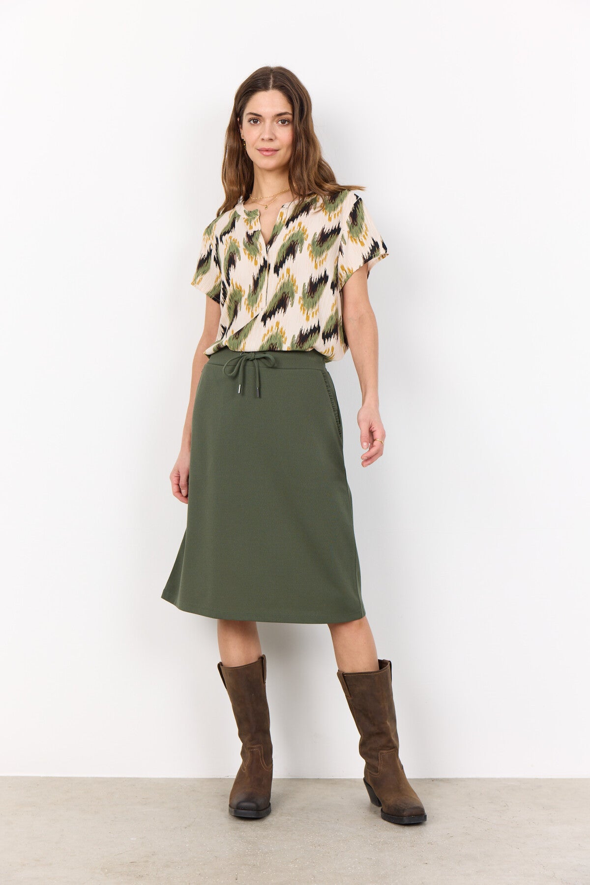 SC-SIHAM 83 Skirt Dark green