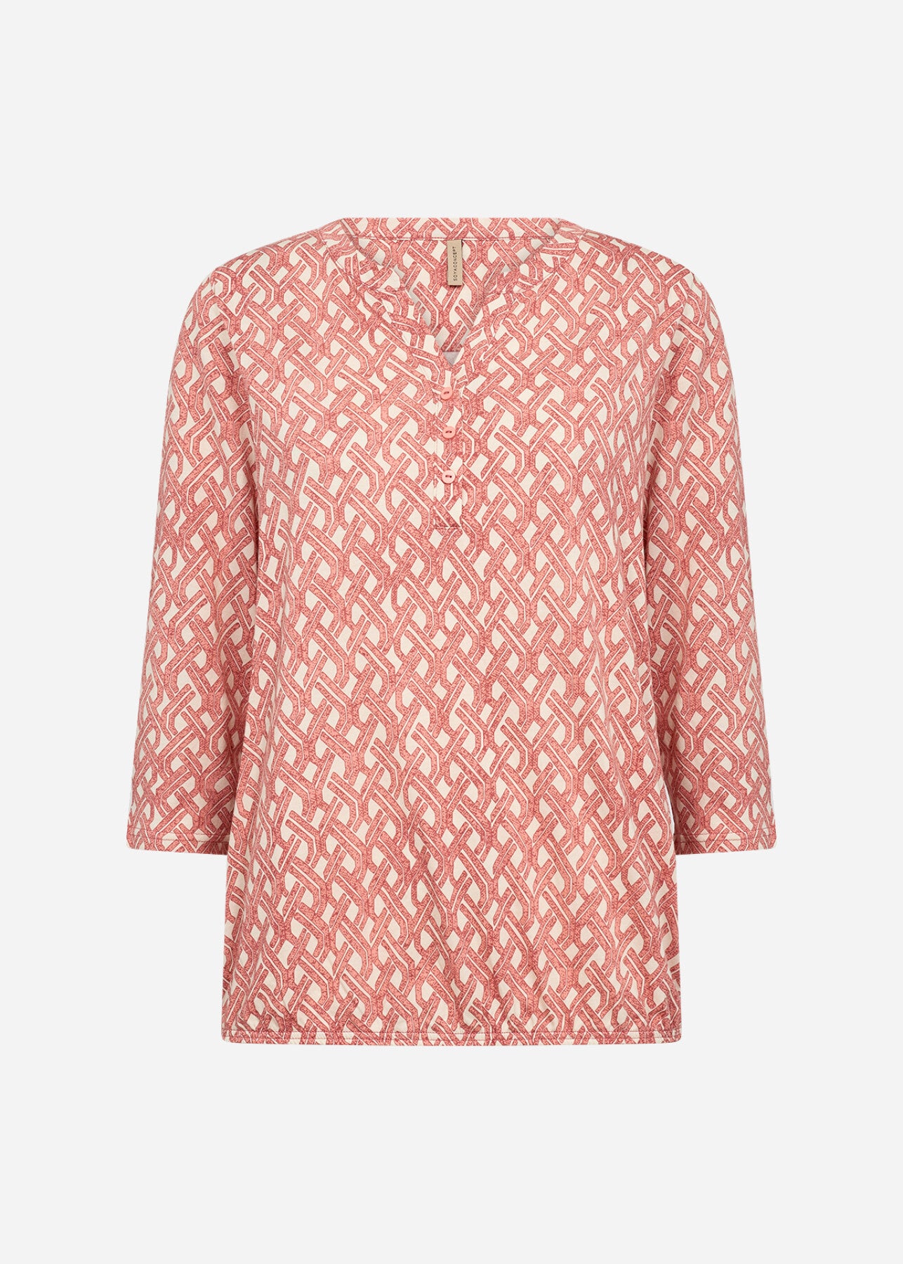 SC-FELICITY AOP 500 Blouse Coral