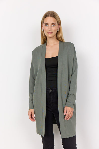 SC-BANU 221 Cardigan Dusty Green