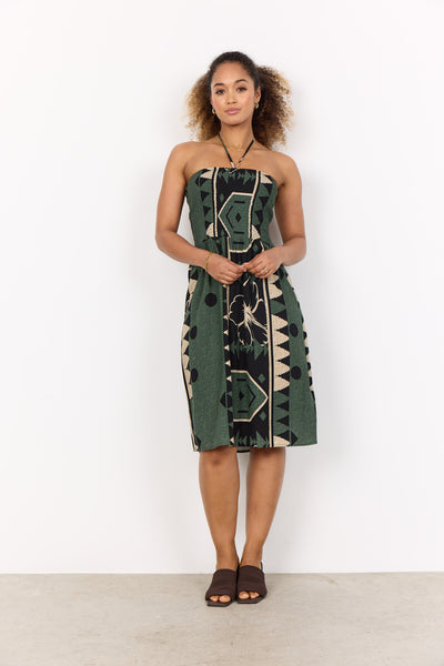 SC-ROSALIE 2 Dress Dark green