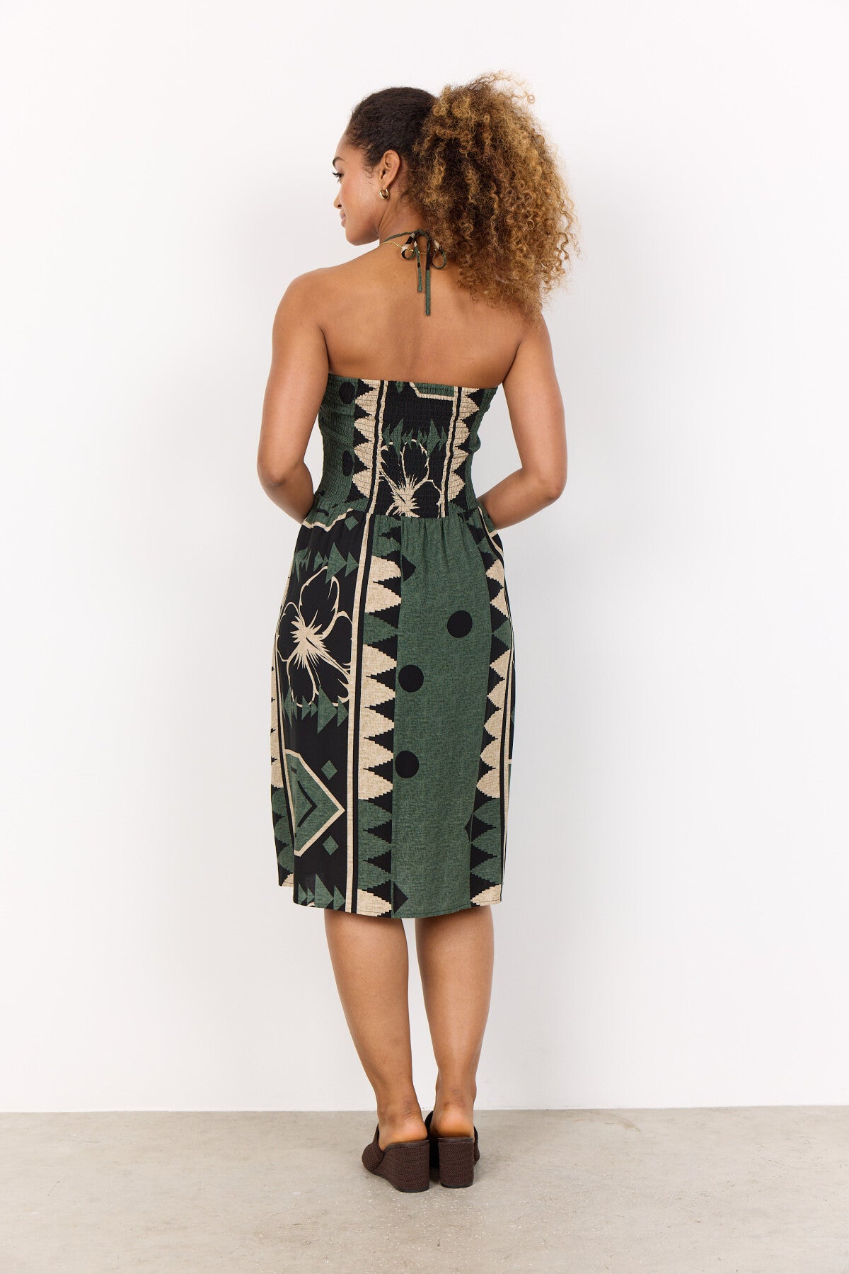SC-ROSALIE 2 Dress Dark green