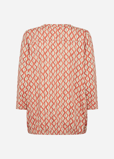 SC-FELICITY AOP 507 Blouse Orange