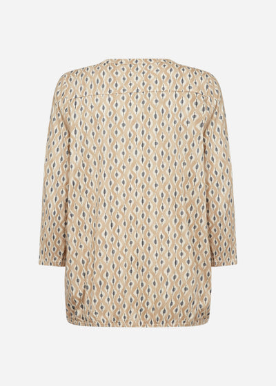 SC-FELICITY AOP 507 Blouse Sand
