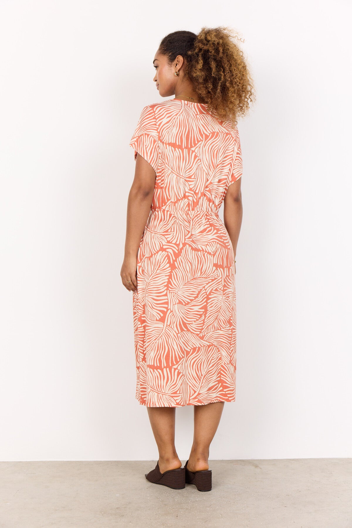 SC-MARICA AOP 331 Dress Orange