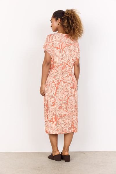 SC-MARICA AOP 331 Dress Orange