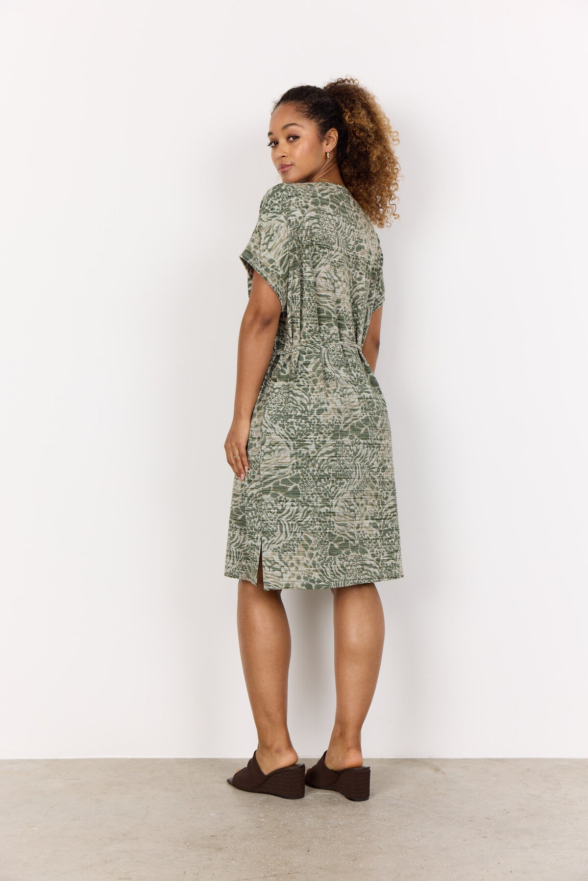 SC-GALINA 56 Dress Dark green